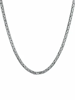 KUZZOI Schmuck<Herren Halskette schwarz uni