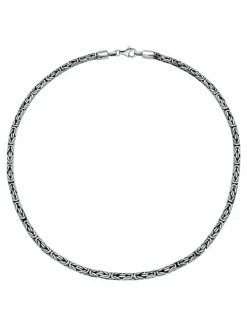 KUZZOI Schmuck<Herren Halskette schwarz uni