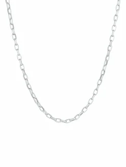 KUZZOI Schmuck<Herren Halskette silber uni