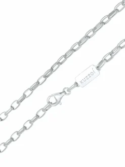 KUZZOI Schmuck<Herren Halskette silber uni