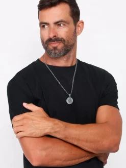 KUZZOI Schmuck<Herren Halskette silber uni