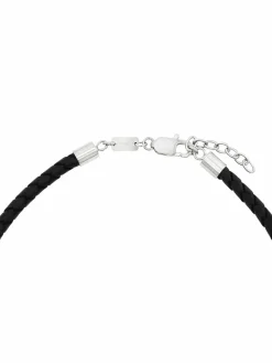 s.Oliver Schmuck<Herren Halskette schwarz uni