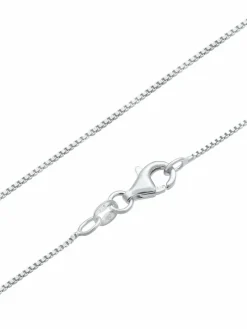 KUZZOI Schmuck<Herren Halskette weiß uni