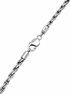 KUZZOI Schmuck<Herren Halskette silber uni