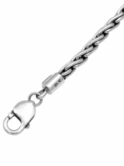 KUZZOI Schmuck<Herren Halskette silber uni