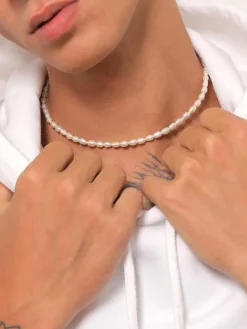 KUZZOI Schmuck<Herren Halskette vanille uni