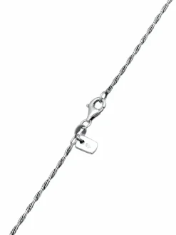 KUZZOI Schmuck<Herren Halskette silber uni