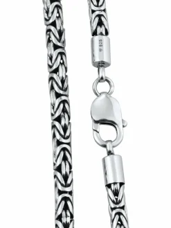 KUZZOI Schmuck<Herren Halskette silber uni