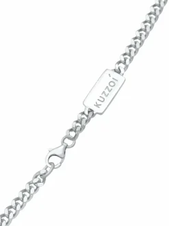KUZZOI Schmuck<Herren Halskette silber uni