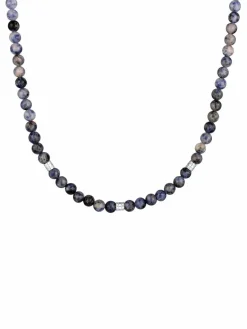KUZZOI Schmuck<Herren Halskette blau uni