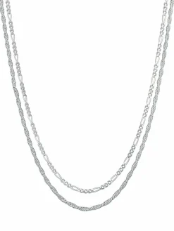KUZZOI Schmuck<Herren Halskette silber uni