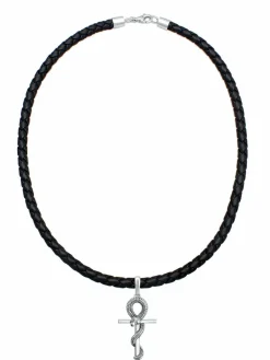 KUZZOI Schmuck<Herren Halskette silber uni