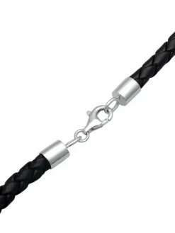 KUZZOI Schmuck<Herren Halskette silber uni