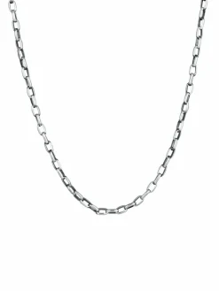 KUZZOI Schmuck<Herren Halskette schwarz uni