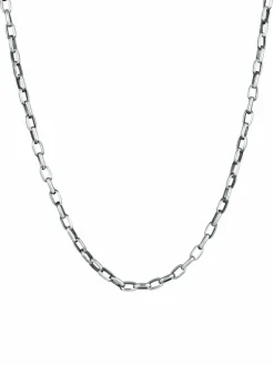 KUZZOI Schmuck<Herren Halskette schwarz uni
