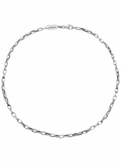 KUZZOI Schmuck<Herren Halskette schwarz uni