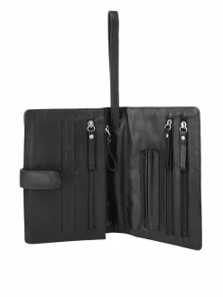 Bodenschatz Taschen & Rucksäcke<Herren Handgelenk Tasche schwarz uni