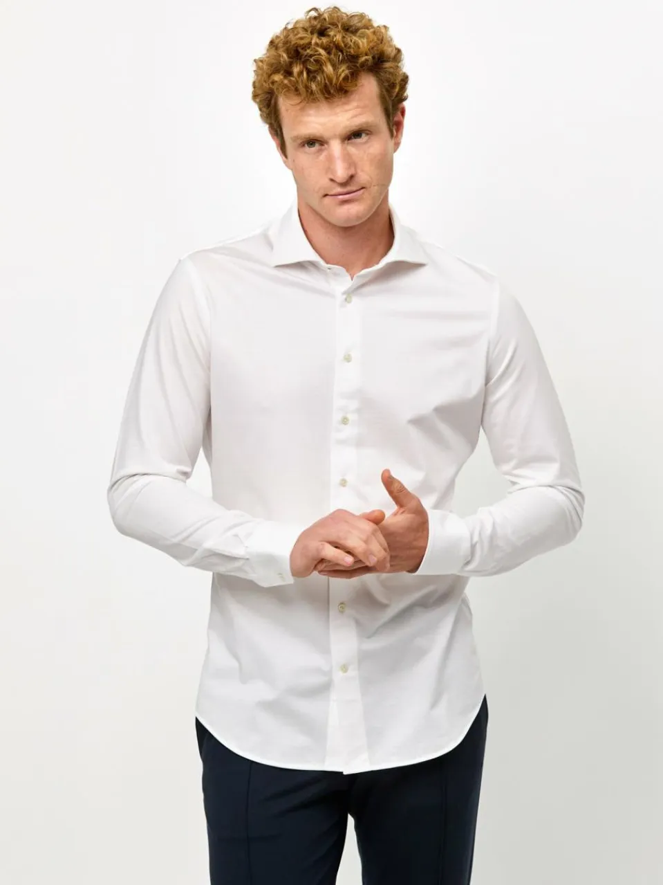 Profuomo Hemden<Herren Hemd weiß uni