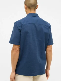 Mustang Hemden<Herren Hemd blau uni