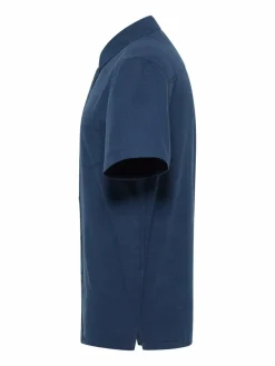 Mustang Hemden<Herren Hemd blau uni