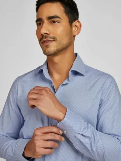 Daniel Hechter Hemden<Herren Hemd hellblau kariert