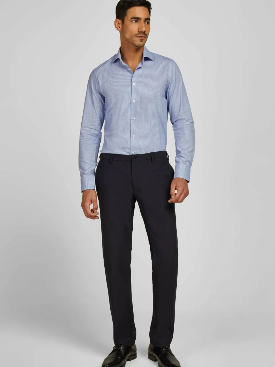 Daniel Hechter Hemden<Herren Hemd hellblau kariert