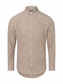 Polo Ralph Lauren Hemden<Herren Hemd mocca weiß kariert