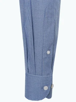 Finshley & Harding Hemden<Herren Hemd hellblau blau kariert