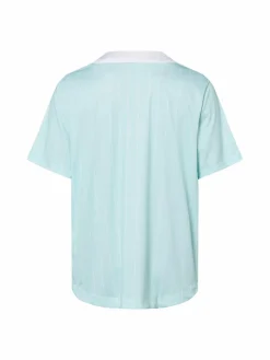 Karl Kani Shirts<Herren Hemd mint weiß gestreift