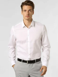 Finshley & Harding London Hemden<Herren Hemd weiß uni