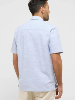 Mustang Hemden<Herren Hemd hellblau uni