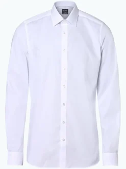OLYMP Level Five Hemden<Herren Hemd - Bügelleicht - Extralange Ärmel weiß uni