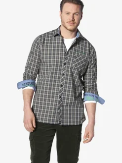 Jan Vanderstorm Hemden<Herren Hemd - BJORNMAN grün kariert