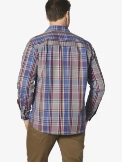 Jan Vanderstorm Hemden<Herren Hemd - DETRIK blau kariert