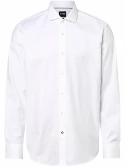 BOSS Hemden<Herren Hemd - H-JOE-spread-C1-222 weiß uni