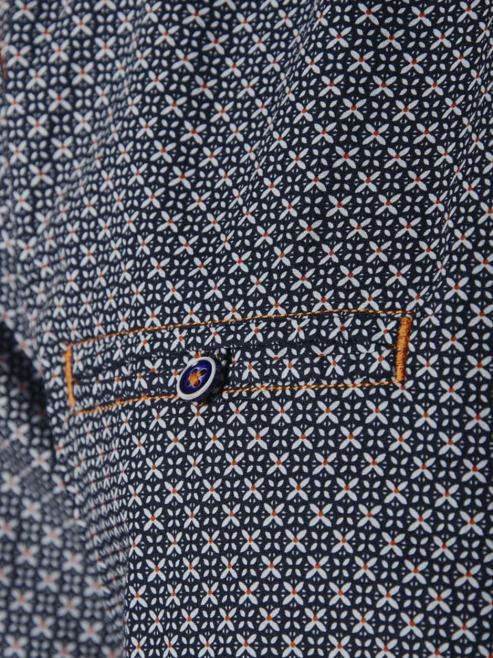 BABISTA Hemden<Herren Hemd - LIODETTO blau bedruckt