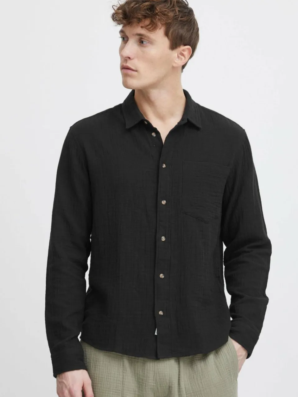 Herren Solid Hemden>Herren Hemd - SDIain