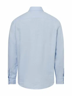 Marc O'Polo Hemden<Herren Hemd aus Leinen hellblau uni