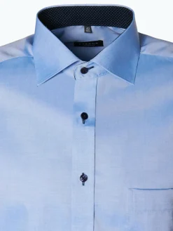 Eterna Comfort Fit Hemden<Herren Hemd Bügelfrei hellblau blau uni