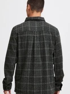 Indicode Hemden<Herren Hemdjacke - IDValmer grau kariert