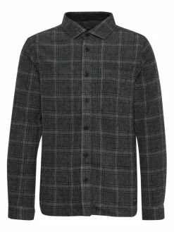 Indicode Hemden<Herren Hemdjacke - IDValmer grau kariert