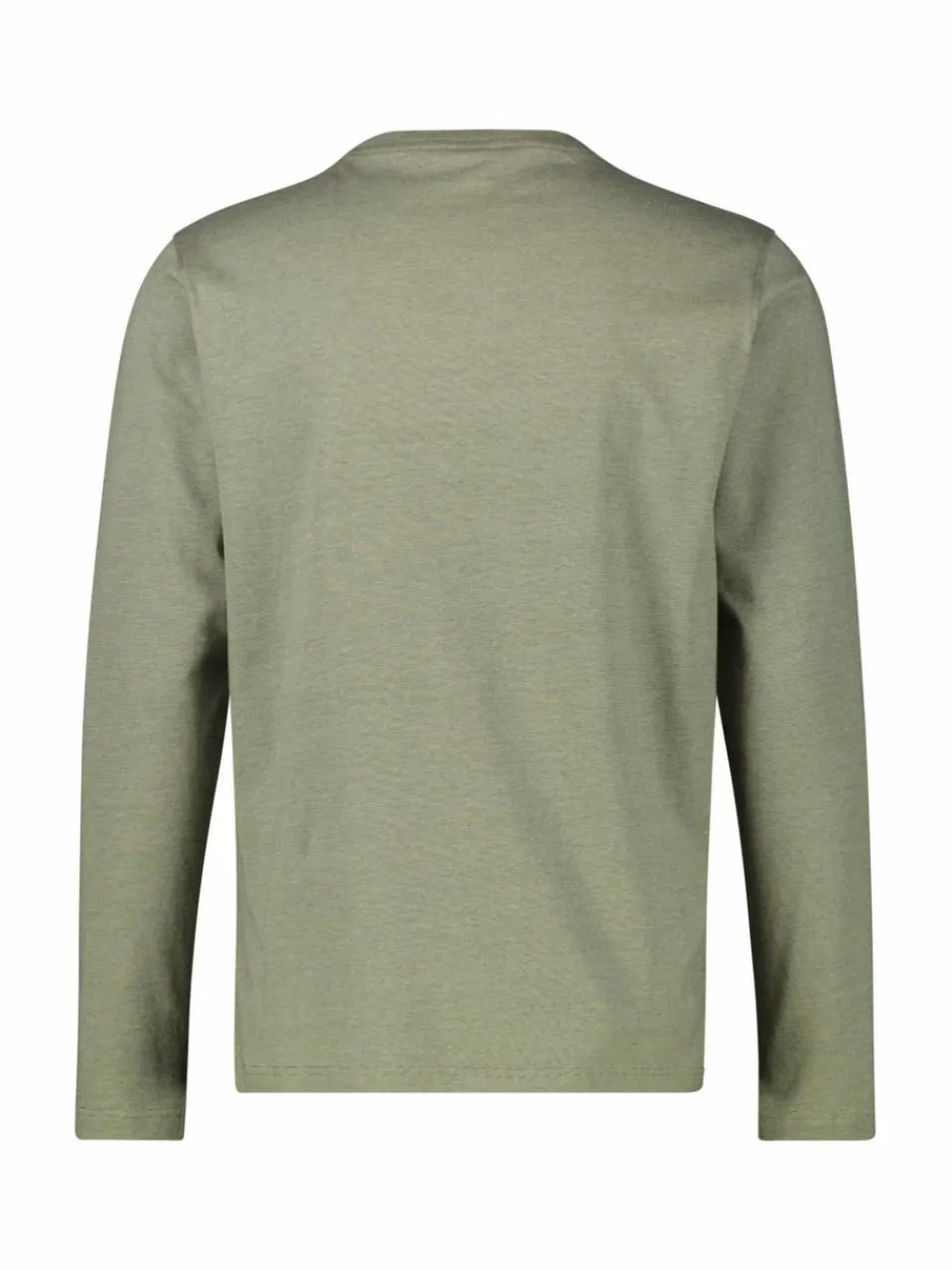 LERROS Shirts<Herren Henleyshirt oliv uni