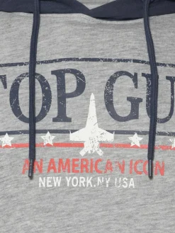 Topgun Sweatshirts & Sweatjacken<Herren Hoodie grau bedruckt