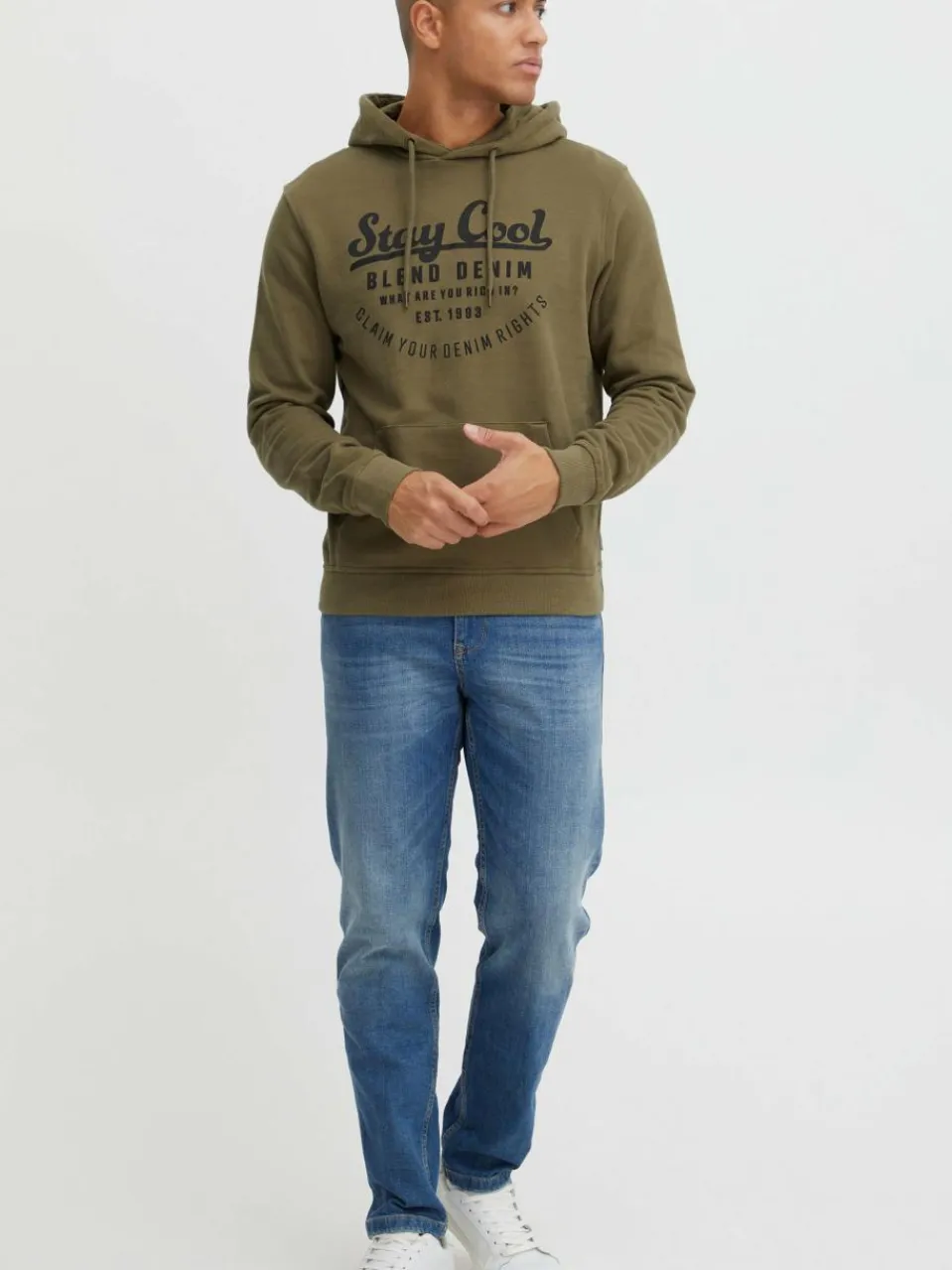 Herren BLEND Sweatshirts & Sweatjacken>Herren Hoodie