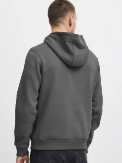 BLEND Sweatshirts & Sweatjacken<Herren Hoodie grau uni