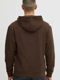 BLEND Sweatshirts & Sweatjacken<Herren Hoodie braun uni