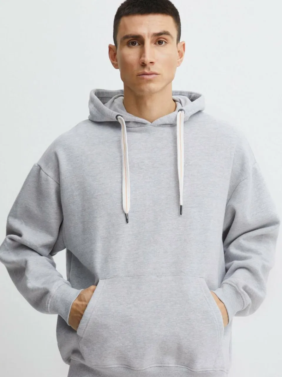 BLEND Sweatshirts & Sweatjacken<Herren Hoodie grau gemustert