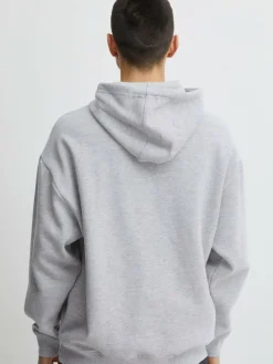 BLEND Sweatshirts & Sweatjacken<Herren Hoodie grau gemustert