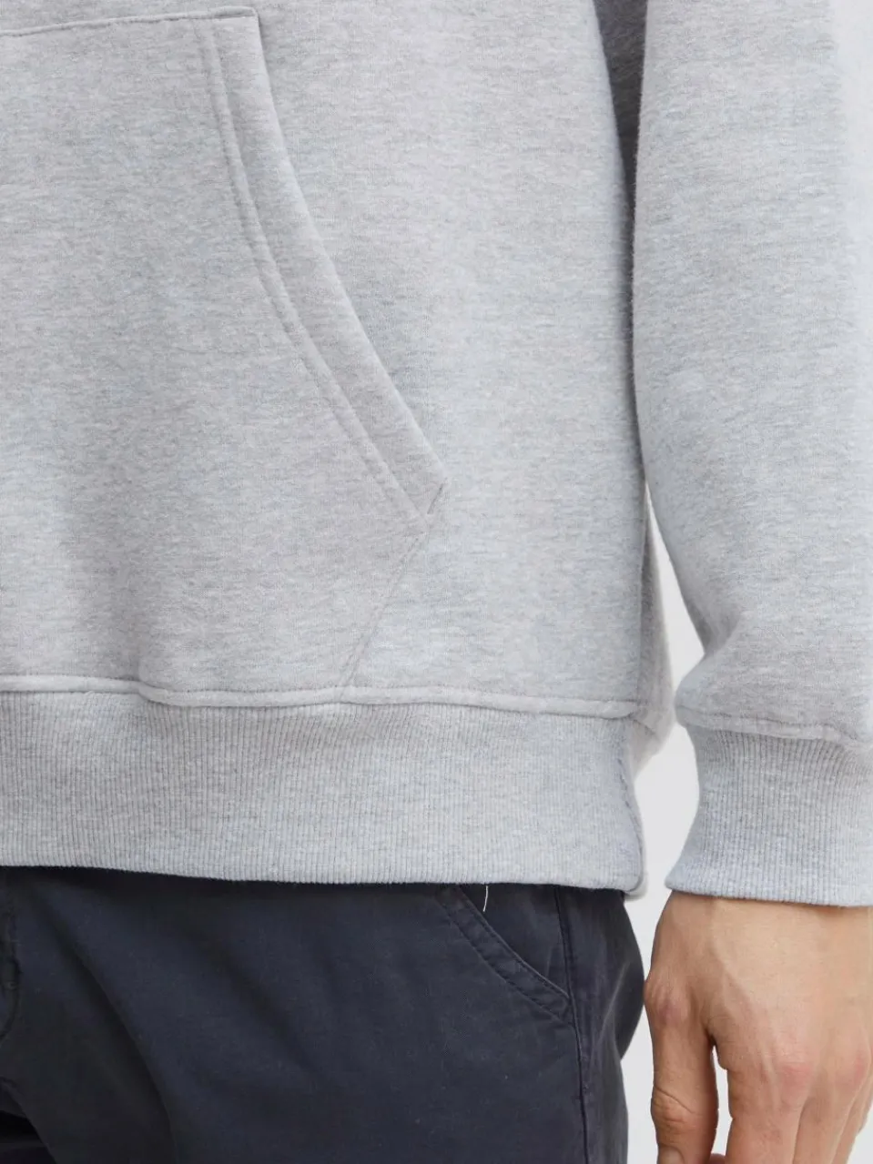 BLEND Sweatshirts & Sweatjacken<Herren Hoodie grau gemustert