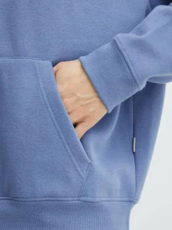 BLEND Sweatshirts & Sweatjacken<Herren Hoodie blau gemustert